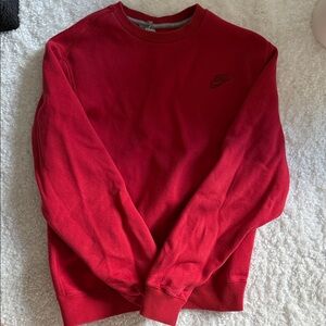 Vintage Nike Men's Crimson Crewneck